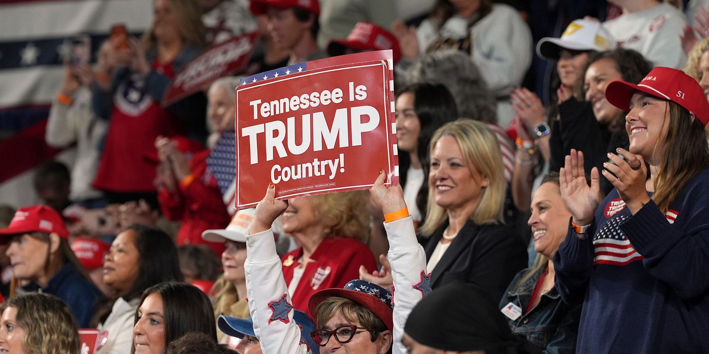 Republikanska väljare i Tennessee, 10 oktober.