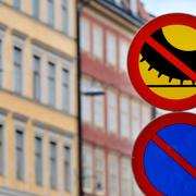 Dubbdäcksförbud på Hornsgatan i Stockholm