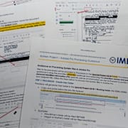 Dokument ur utredningen.