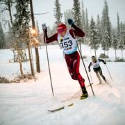 Alexander Legkov vid 10km fristil under Sverigepremiären i skidor Gällivare den 17 november.