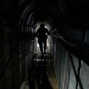 Illustrationsbild från en tunnel under Gaza.