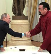 Putin och Seagal. Alexei Druzhinin / AP