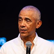 Tidigare presidenten Barack Obama i juli i år.
