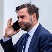 JD Vance utanför Vita huset tidigare i vår.