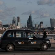 Taxi i London.