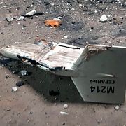 Enligt Kristina Leivik skedde attacken med en Shahed-drönare. Arkivbild.