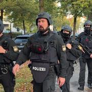 Poliser i München.