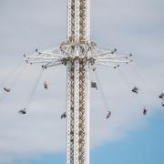 Attraktionen Eclipse på Gröna Lund i Stockholm. 