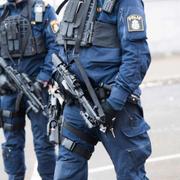 Arkivbild på en poliser.