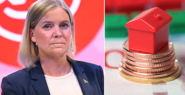Magdalena Anderssons (S) regering vill satsa minst 60 miljarder i stöd för elkunder. TT