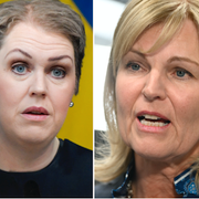 Morgan Johansson, Lena Hallengren och Anna Hallberg (S). 