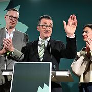 De Grönas toppkandidat Cem Özdemir på söndagen.