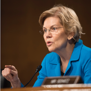 Jerome Powell, chef för Federal Reserve, och senator Elizabeth Warren.