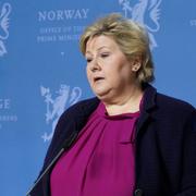 Siv Jensen och Erna Solberg.