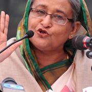 Premiärminister Sheikh Hasina.