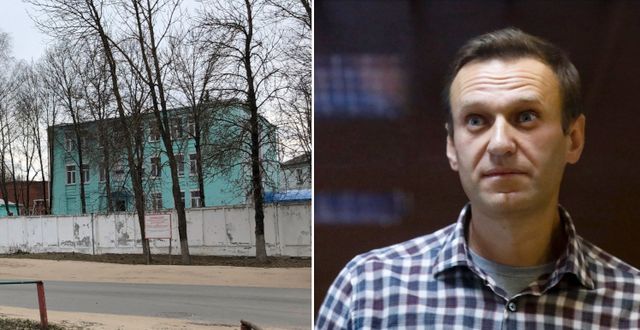 Sjukhusfängelset där Navalnyj vistas. TT