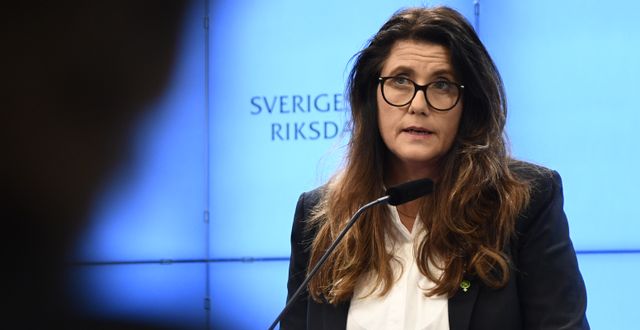  Janine Alm Ericson, Miljöpartiets talesperson för ekonomi, bistånd och jämställdhet. Lars Schröder/TT