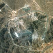 Satellitbilder från Fordow i Iran.