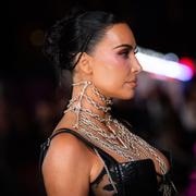 Kim Kardashian på premiären av "All's Fair".