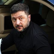 Volodymyr Zelenskyj under ett tidigare besök på Cypern.