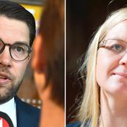 Jimmie Åkesson / Julia Kronlid. 