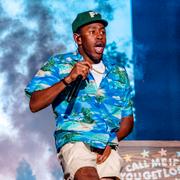 Tyler, the Creator på en spelning i Austin, Texas.
