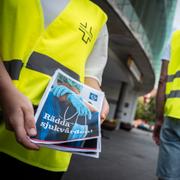 Strejkvakter utanför akutmottagningen på SUS ( Skånes Universitetssjukhus ) i Malmö förra veckan. 