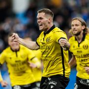 Jacob Bergström jublar efter 0-1.