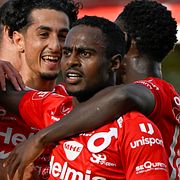 Degerfors Nahom Girmai Netabay, till höger.