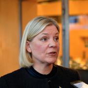 Magdalena Andersson intervjuas i januari. 