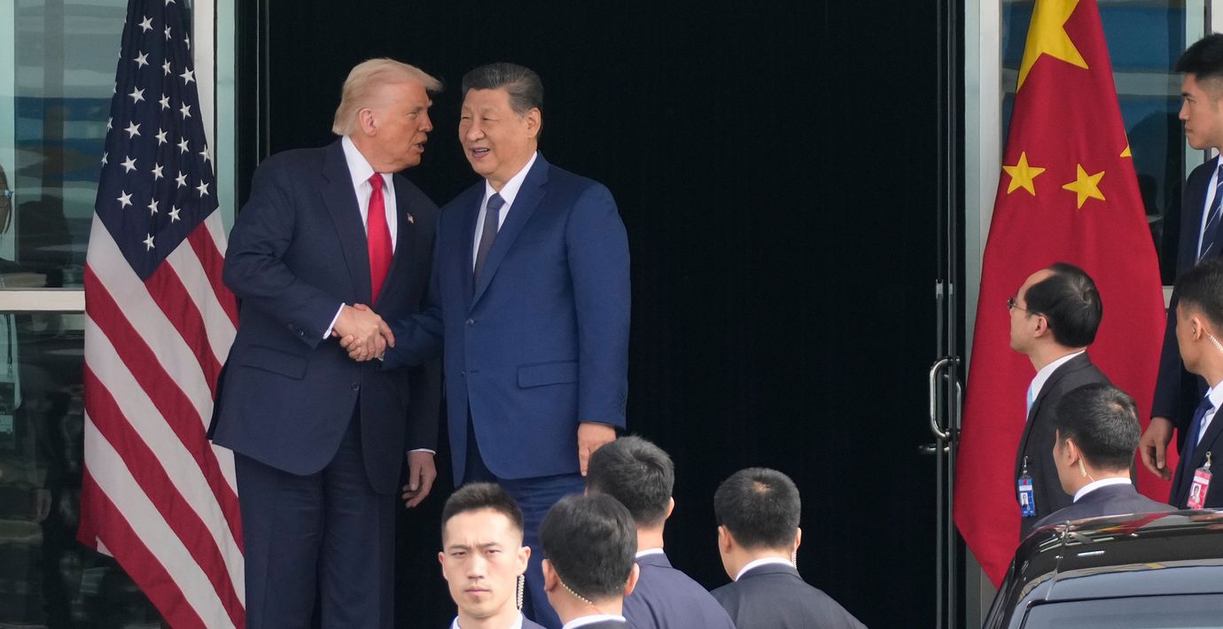 Donald Trump och Xi Jinping vid ett tidigare möte.