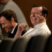 Ricky Gervais från tv-serien ”The Office”.