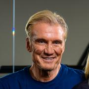 Dolph Lundgren och frun Emma Krokdal. 
