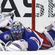 Henrik Lundqvist stod för 26 räddningar när Rangers vann mot Carolina