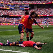 Mikel Oyarzabal blev stor hjälte med sina två mål mot Österrike.