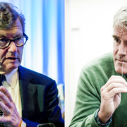 Investors Jacob Wallenberg och Cevians Christer Gardell.