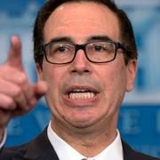 Arkivbild: USA:s finansminister Steven Mnuchin. 