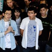 Joshua Wong  och Nathan Law.