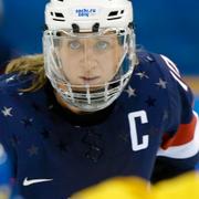 Arkivbild: USA:s lagkapten Meghan Duggan.