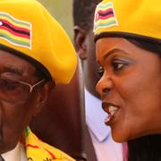 Robert och Grace Mugabe.