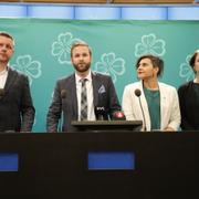 Fredrick Federley, Jonas Naddebo (ej kandidat), Abir Al-Sahlani, Emma Wiesner