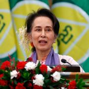 Aung San Suu Kyi.