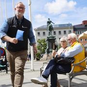 Johan Pehrson i Göteborg på fredagen.