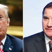 Donald Trump och Stefan Löfven.