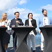 Tidöpartiernas partiledare.