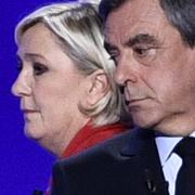 Le Pen och Fillon.