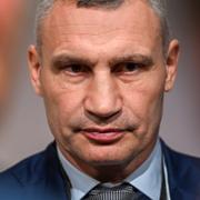 Klitjko på en konferens för Ukrainas återuppbyggnad 2024. 