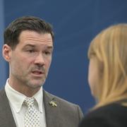 Bistånds- och utrikeshandelsminister Johan Forssell (M).