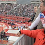 Ryska presidenten Vladimir Putin under vinter-OS i Sotji 2014