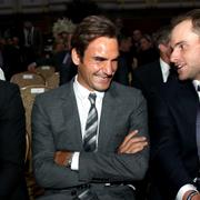 Rafael Nadal, Roger Federer och Andy Roddick.